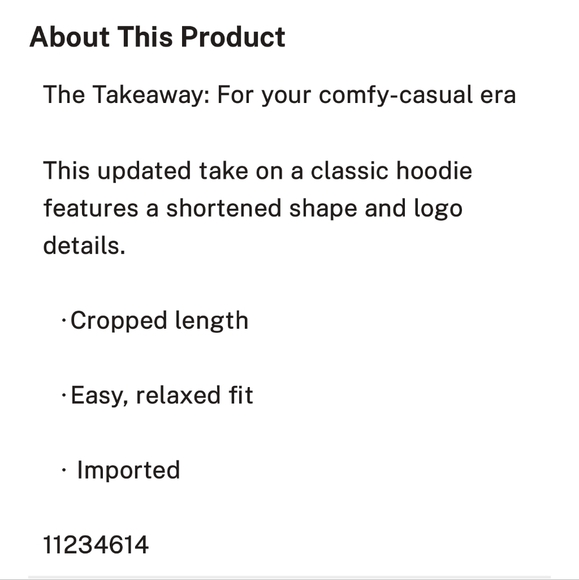 PINK Fleece‎ Crop Hoodie - Picture 5 of 5